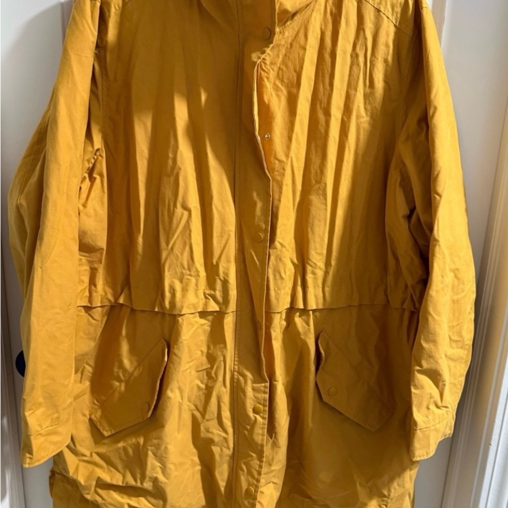 Old Navy Mustard Raincoat for Women